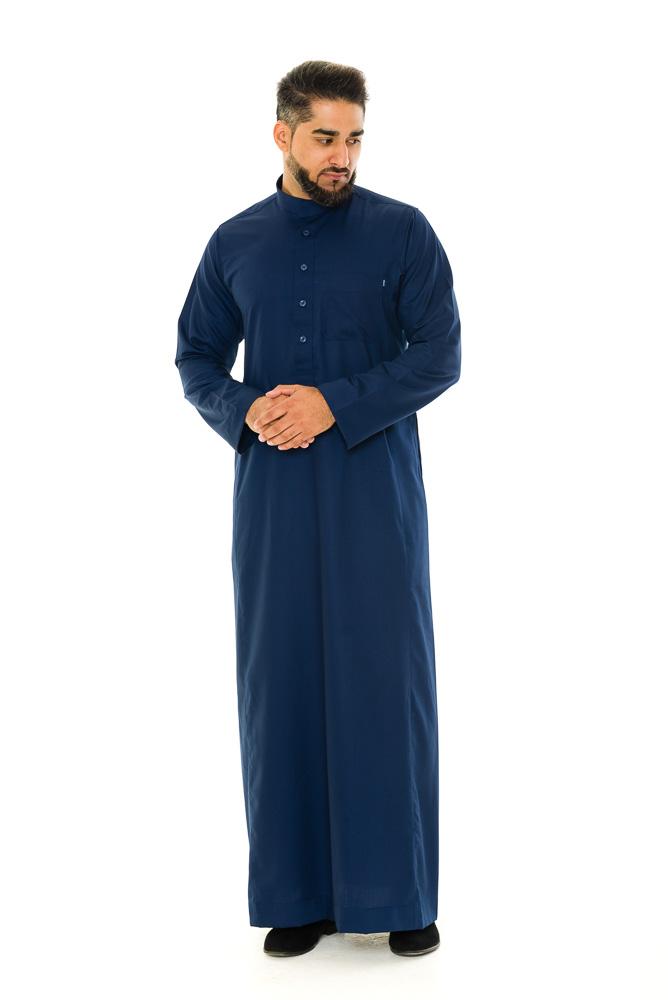 Saudi Collar Mens jubba thobe - Thobe London