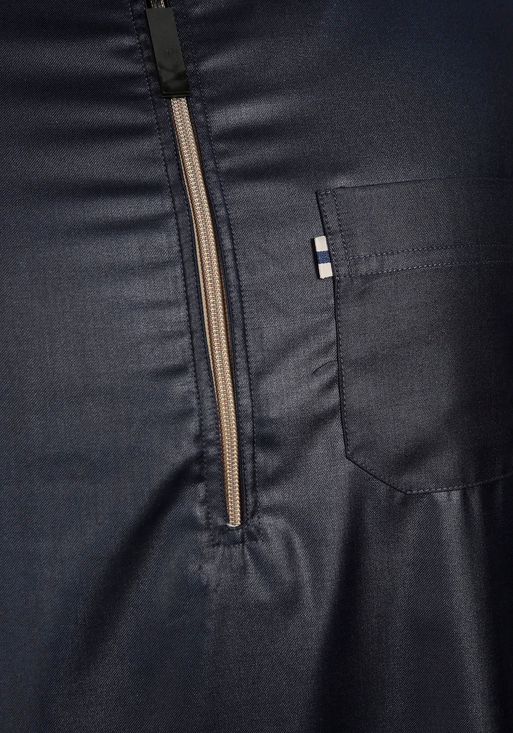 Navy Sport Stripe Jubba - Thobe London