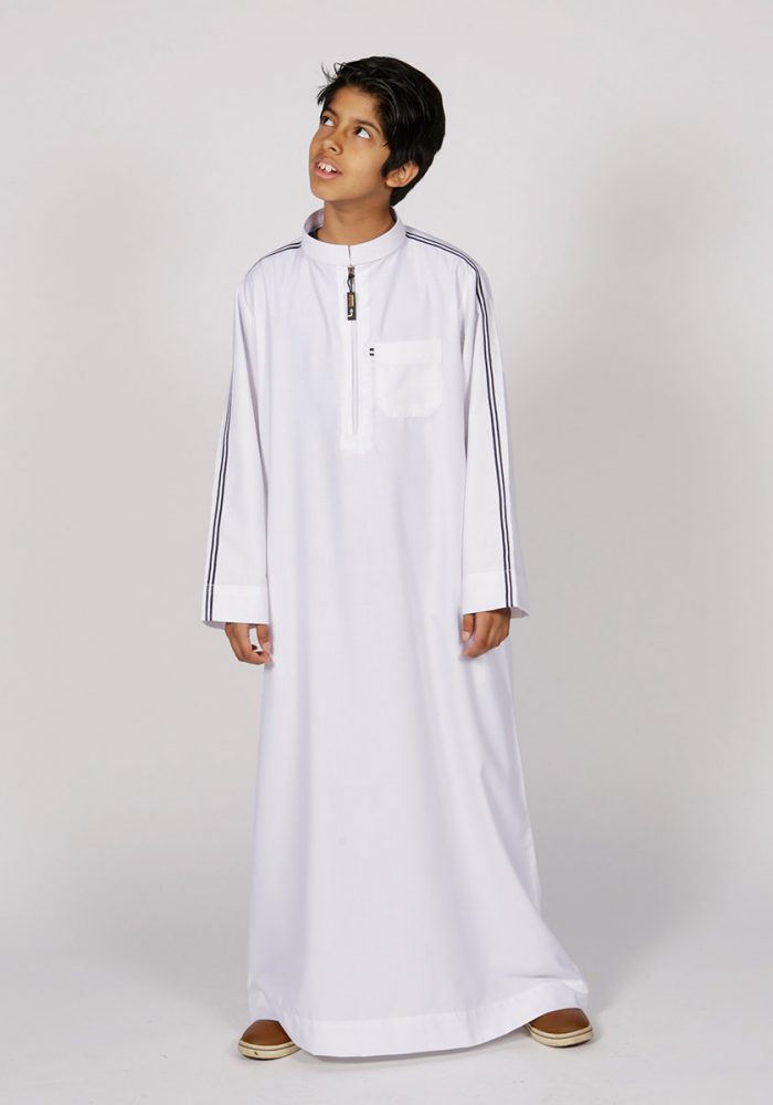 Kids Sport Stripe Jubba - Thobe London