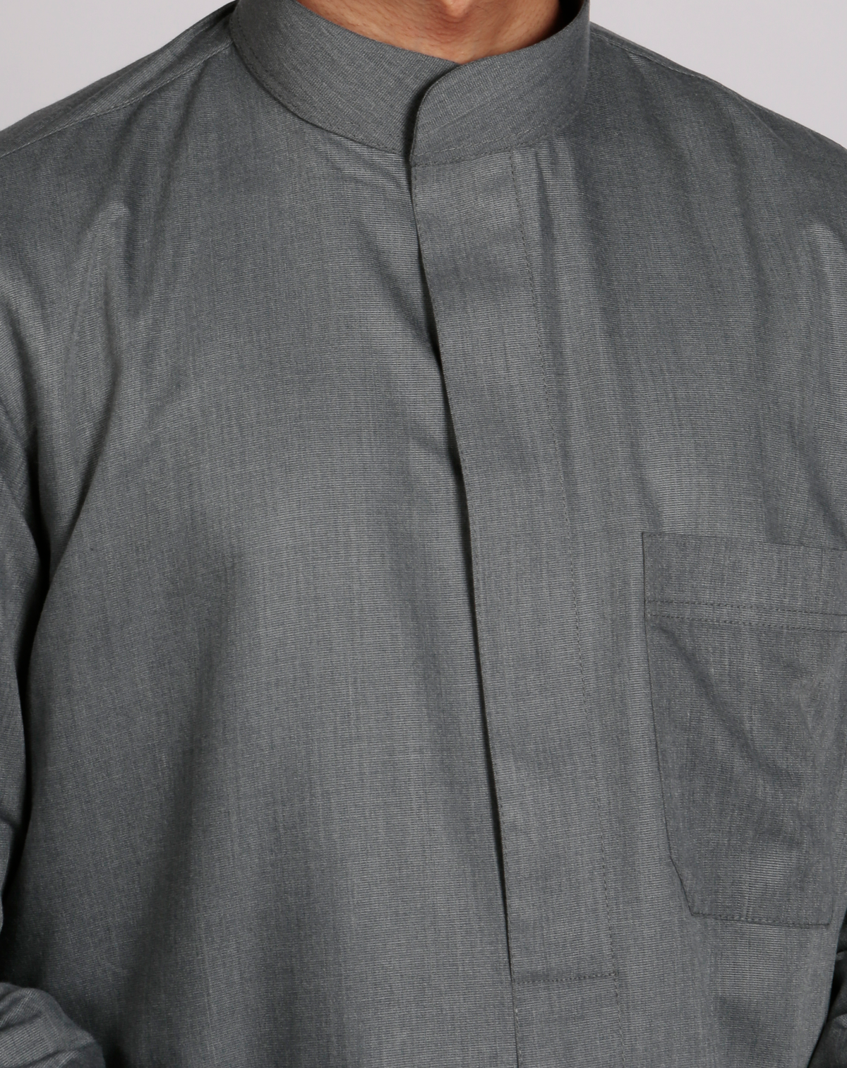 Saudi thobe with mandarin Collar - Thobe London