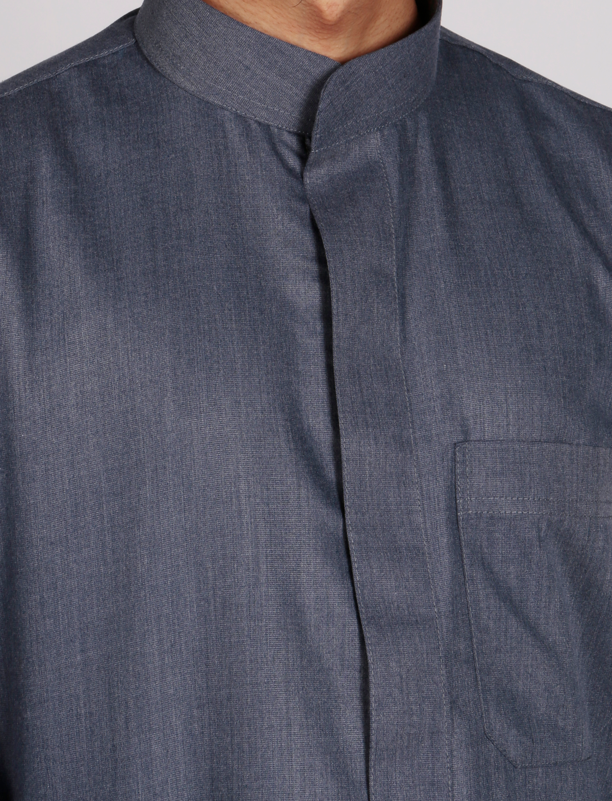Saudi thobe with mandarin Collar - Thobe London