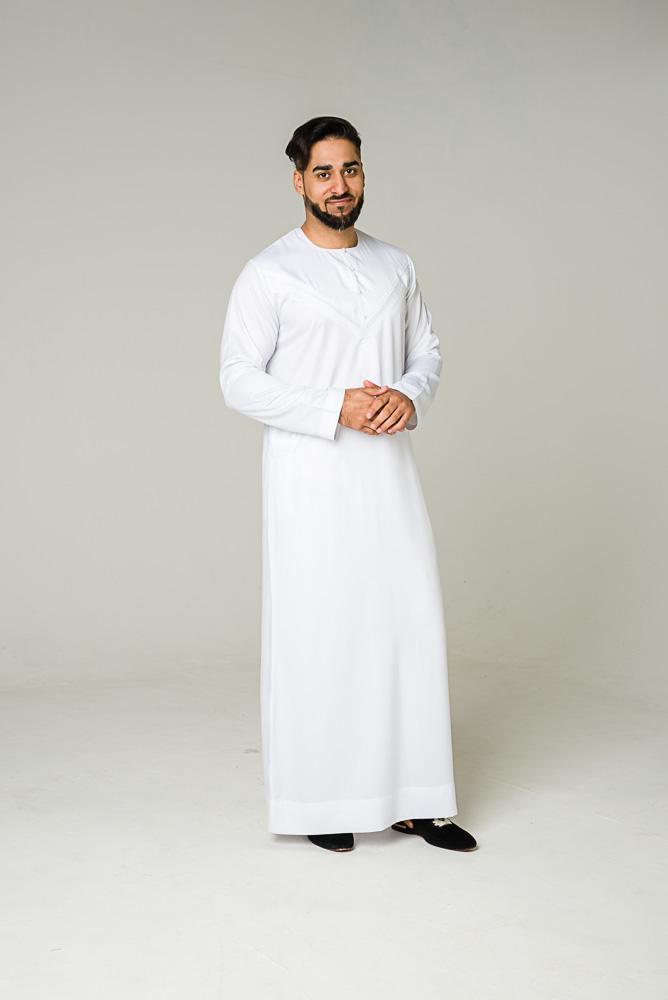 White Emirati thobe - Thobe London