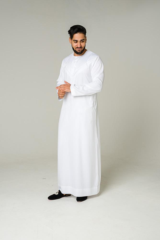 White Emirati thobe - Thobe London